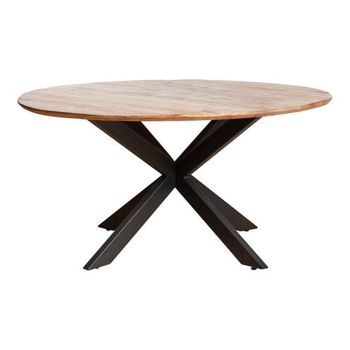 *WOONWINKEL* Starfurn Arlington Ronde Eettafel Mangohout 150, Huis en Inrichting, Tafels | Eettafels, Nieuw, Verzenden