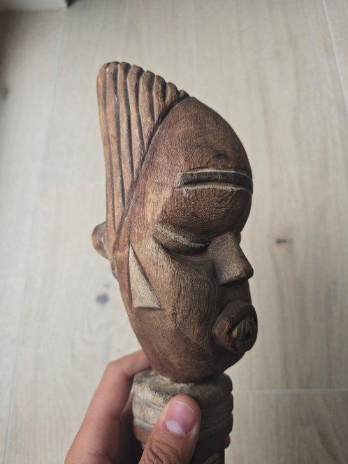 Kuyu poppenhoofd - Kuyu - DR Congo, Antiek en Kunst, Kunst | Niet-Westerse kunst