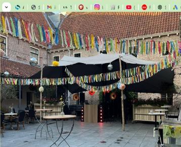 Lint voor slinger en backdrop beschikbaar voor biedingen