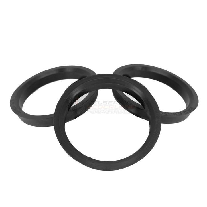4 X Centreerringen Naafdiameter 71,6 mm  Velggat diameter..., Auto diversen, Auto-accessoires, Nieuw, Verzenden