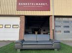 Bankstel  design 3 zit bank  donker groen  leer sofa, Huis en Inrichting, Banken | Bankstellen, Design, Driepersoons, Rechte bank