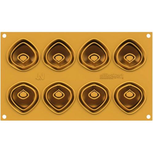 Silikomart Siliconen Vorm Tortellino (8x) Ø5,4x2,2cm, Hobby en Vrije tijd, Taarten en Cupcakes maken, Nieuw, Verzenden