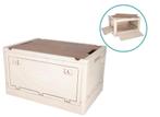 Norländer krat met houten deksel - off-white - 33 L -, Doe-het-zelf en Verbouw, Kratten en Dozen, Verzenden, Nieuw