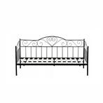 Bedframe 90x200 Metaal Zwart | Nieuw | Scherpe Prijs, Verstelbaar, 90 cm, Eenpersoons, Nieuw