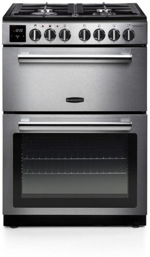 Rangemaster Professional Plus Dual Fuel 60cm Rvs, Witgoed en Apparatuur, Fornuizen, Nieuw, 85 tot 90 cm, Ophalen of Verzenden