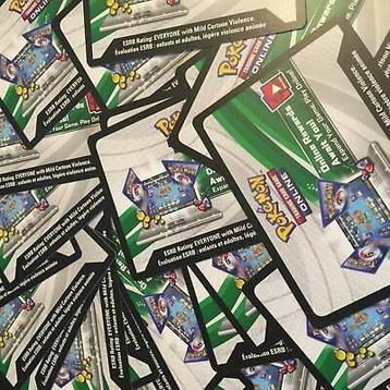 Pokemon code kaarten bundel — 50 stuks / pokemon go