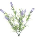 Groene/lilapaarse Lavandula/lavendel kunstplant 44 cm bosj.., Ophalen of Verzenden