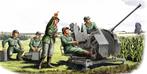 Hobbyboss - 1/35 20mm Flak 38 Figure Set - Hbs84412, Nieuw, 1:50 tot 1:144