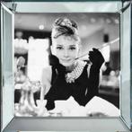 Afbeelding Breakfast At Tiffanys 50x4.5x50cm Audrey Hepburn, Nieuw, Ophalen of Verzenden