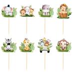 8 cupcake toppers jungle en nog veel meer!, Hobby en Vrije tijd, Taarten en Cupcakes maken, Verzenden, Nieuw, Taarten of Cupcakes