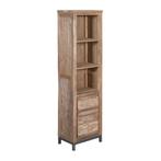 *WOONWINKEL* Tower Living Venetie Boekenkast Teak Met Wit, Huis en Inrichting, Verzenden, Nieuw