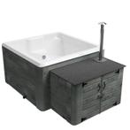 Rexener Aurora Hottub met bioheater en wit bad, Tuin en Terras, Ophalen of Verzenden, Nieuw, Vierkant, Overige typen