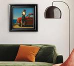 Le Yack - Red Car by the Sea - Hand signed
