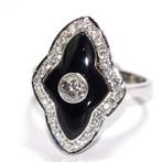 Ring - 14 karaat Witgoud - 6.82ct. tw. Diamant (Natuurlijk), Nieuw