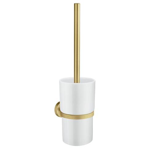 Toiletborstelhouder Smedbo Home 38 cm met Glas Wandmodel Mat, Doe-het-zelf en Verbouw, Sanitair, Bad, Nieuw, Ophalen of Verzenden