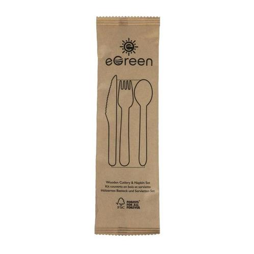 Bestekset | Composteerbaar Hout | 250 Stuks | 60mm eGreen, Zakelijke goederen, Horeca | Keukenapparatuur, Nieuw in verpakking
