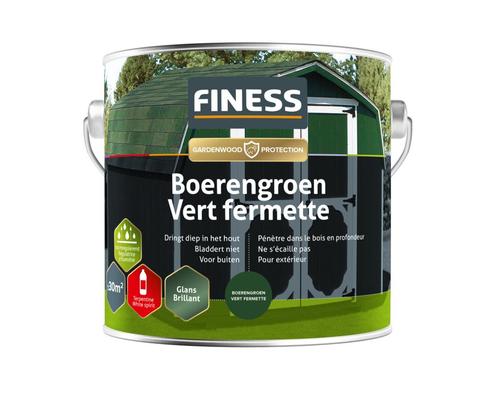 Finess Finess beits boerengroen 2,5 liter, boerengroen, Doe-het-zelf en Verbouw, Verf, Beits en Lak, Nieuw, Verzenden
