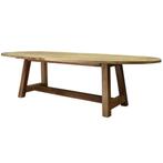 Kingston dining tuintafel 280x130xH77 cm teak, Tuin en Terras, Tuintafels, Ophalen of Verzenden, Nieuw, Teakhout