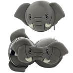 Reiskussen & Slaapmasker - Olifant - Relaxeazzz - Grijs NIEU, Huis en Inrichting, Woonaccessoires | Kussens, Nieuw, Ophalen of Verzenden