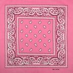 Bandana Zakdoek Paisley Licht Roze, Nieuw