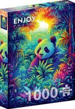 Panda Corner (1000 stukjes) | Enjoy Puzzle - Puzzels, Hobby en Vrije tijd, Denksport en Puzzels, Nieuw, Verzenden