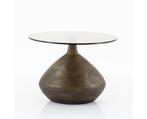 Side table Bond 50x50cm - brown | BY-BOO, Huis en Inrichting, Tafels | Sidetables, Nieuw, Ophalen of Verzenden