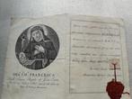 Relikwie - Linnen, Papier - 1800-1850 - Beata Maria, Antiek en Kunst