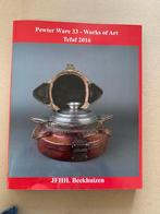 Jan Beekhuizen - Catalogus Frans Tin + Varia 2016 - 230 blz., Antiek en Kunst, Antiek | Tin, Ophalen of Verzenden