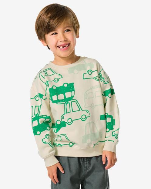 HEMA Kindertrui autos groen, Kinderen en Baby's, Kinderkleding | Overige, Nieuw, Verzenden