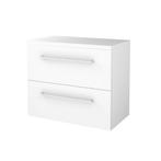 Badmeubelset BWS Salt 80x46cm Met Grepen 2 Lades Met, Ophalen of Verzenden, Nieuw, Chroom, Bad