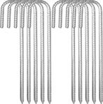10x Heavy-Duty Grondpennen – 12 inch Gegalvaniseerd Staal, Diversen, Schrijfwaren, Verzenden, Nieuw