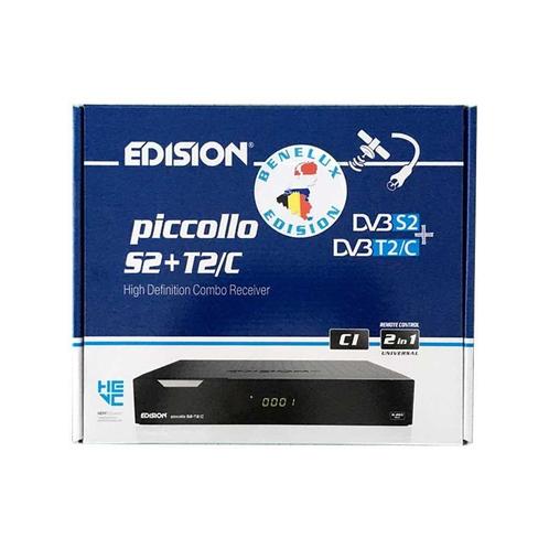 Edision Piccollo S2+T2/C met CI slot - BeNeLux versie!, Audio, Tv en Foto, Schotelantennes, Nieuw, Ophalen of Verzenden