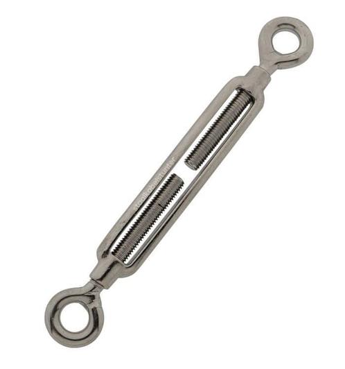 Draadspanner rvs M8 - oog-oog, Doe-het-zelf en Verbouw, IJzerwaren en Bevestigingsmiddelen, Verzenden