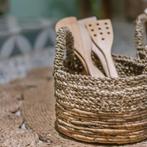 Opbergmand | Decoratieve mand | Plantenmand KUTUS (naturel), Verzenden, Nieuw