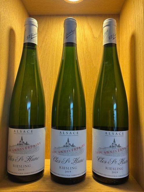 2019 Trimbach, Clos Ste Hune Riesling - Elzas - 3 Flessen, Verzamelen, Wijnen