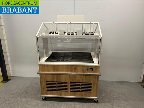 Verrijdbare Koelvitrine Koelbuffet buffet Gekoeld 230V, Zakelijke goederen, Horeca | Keukenapparatuur, Gebruikt, Ophalen of Verzenden