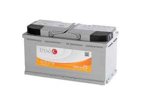 Dynac Deep Cycle AGM accu 12 volt 95 ah, Caravans en Kamperen, Camper-accessoires, Nieuw, Ophalen of Verzenden