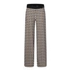 Cambio • wijde broek Allison motief • 36, Cambio, Verzenden, Zwart, Nieuw