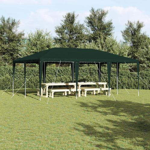 vidaXL Partytent Groen 6x4 m PE, Tuin en Terras, Partytenten, Partytent, Nieuw, Verzenden
