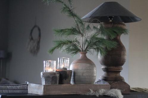 DUTZ cilinder windlicht met metal chips 10 cm, Huis en Inrichting, Woonaccessoires | Kandelaars en Kaarsen, Nieuw, Ophalen of Verzenden