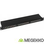 LogiLink NP0055 patch paneel 24 poorten rack mountable, Verzenden, Nieuw