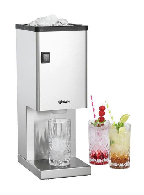 Bartscher IJscrusher | 60kg/h | RVS | 19x30x(h)49 cm, Zakelijke goederen, Horeca | Keukenapparatuur, Verzenden