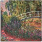 Artland Artprint op linnen Japanse brug in de tuin van, Huis en Inrichting, Verzenden, Nieuw