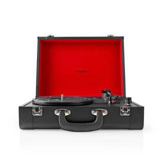 Platenspeler | Nedis | 18W, Audio, Tv en Foto, Versterkers en Receivers, Nieuw, Verzenden