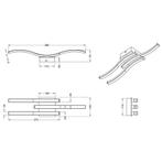 LED Plafondlamp - Plafondverlichting - Trion Ritonu - 15W -, Huis en Inrichting, Lampen | Plafondlampen, Ophalen of Verzenden