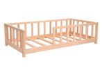 Kukka 80 x 160 cm Naturel Houten Vloerbed KFB610, Kinderen en Baby's, Kinderkamer | Complete kinderkamers, Verzenden, Nieuw
