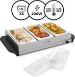 Warmhoudplaat - Buffetwarmer - Chafing Dish - Zilver - Jago, Huis en Inrichting, Verzenden, Zo goed als nieuw