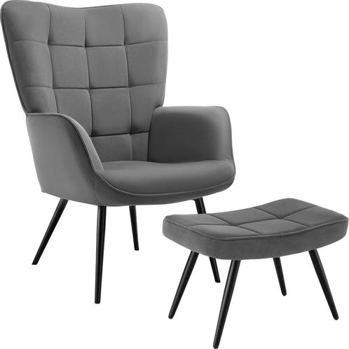 Fauteuil Hygge gestoffeerd, ergonomisch, draagkracht 150 kg, Huis en Inrichting, Stoelen, Verzenden