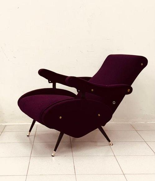 NOVARREDO - Nello Pini - Fauteuil - OSCAR - Metaal, Textiel, Antiek en Kunst, Antiek | Meubels | Stoelen en Banken