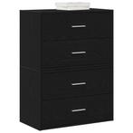 vidaXL Kasten met 2 lades 2 st 60x31x40 cm bewerkt hout, Kinderen en Baby's, Kinderkamer | Commodes en Kasten, Verzenden, Nieuw